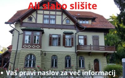 Ali slabo slišite