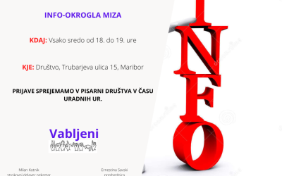 Vabilo – info okrogla miza