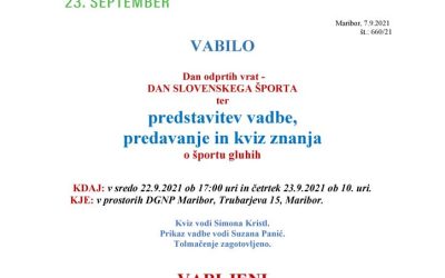 Vabilo – DAN SLOV.ŠPORTA