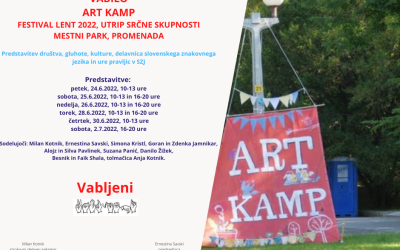 Vabilo art kamp