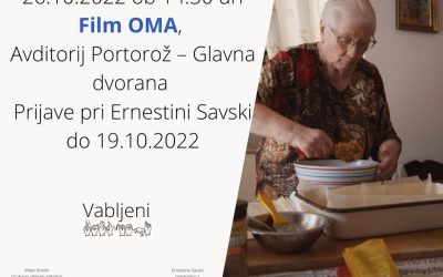 Vabilo film OMA