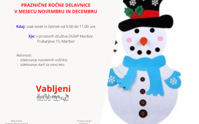 Vabilo na ročne delavnice