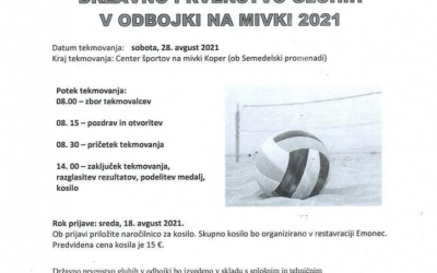 DP odbojka na mivki 2021